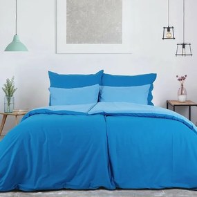 B.E.S. Petrovice Bavlnené obliečky Double face kobalt/nebeská