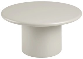 Krémový okrúhly konferenčný stolík ø 80 cm Nagano – House Nordic