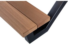 Záhradný jedálenský stôl s lavicami WOOOD Tablo, 206 x 145 cm