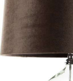 Dekoračná lampa AMORA tmavohnedá