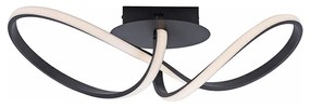 Stropné svietidlo čierne 61 cm 3-stupňové stmievateľné vrátane LED - Viola Due
