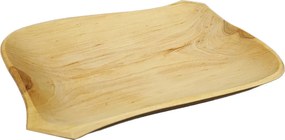 AMADEA Drevený servírovací podnos, masívne drevo, 26 cm