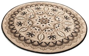 Kúpeľňový koberec Damal 100 cm béžový