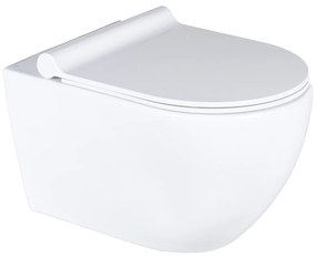 Lotosan LKW2210 REST závesné WC PureRim + slim WC sedadlo 35,8 x 34,8 x 52,5 cm, biela