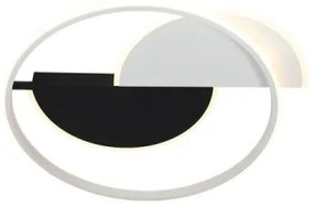 LED Stmievateľné svietidlo LED/70W/230V 3000-6500K biela/čierna + diaľkové ovládanie