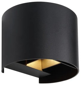 Globo 34168RB - LED Vonkajšie nástenné svietidlo VERONIKA 2xLED/3W/230V IP44 čierna