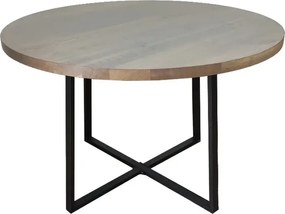 Okrúhly jedálenský stôl pre 4 osoby, 120x120x75,5 cm
