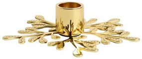Mosadzný svietnik Mistletoe Brass COOEE Design