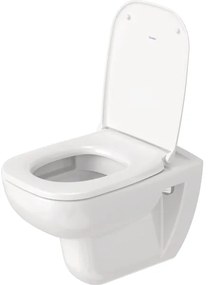 Duravit 25700920002 - Závesné bezokrajové WC D-CODE, keramika / lesklá biela