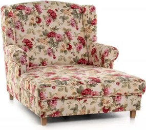 Kreslo AS XXL, sivá / wenge (donna an4092)