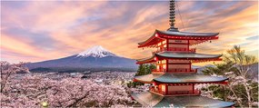 Obraz - Fudži, Japonsko (120x50 cm)