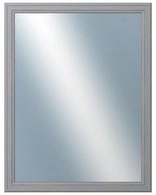 DANTIK - Zrkadlo v rámu, rozmer s rámom 70x90 cm z lišty STEP šedá (3019)