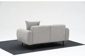 Dvojmiestná pohovka PISA svetlosivá