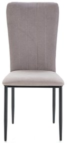 Svetlosivé jedálenské stoličky v súprave 4 ks Holly – Marckeric