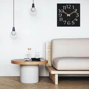 SENTOP | Moderné drevené nástenné hodiny | Minimalistický dizajn do interiéru I SENTOP HDFK033 analógové