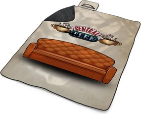 Sablio Plážová deka Seriál Priatelia CENTRAL PERK Gauč: 200x140 cm
