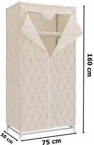 Šatníková skriňa GAJA VITTO béžová