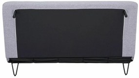 2-místná pohovka Zenia 141 cm šedá