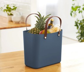 Nákupná taška, kabelka, plastová MULTIBAG, tmavomodrá, 25 l
