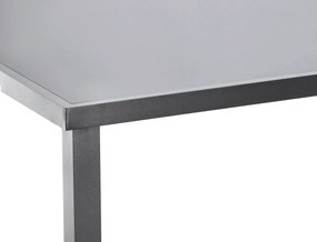 CH Záhradný hliníkový stôl so sklenenou doskou Sten