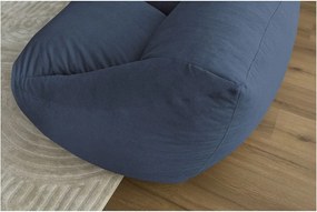 Tmavomodrý menčestrový sedací vak Lilibet – Bobochic Paris