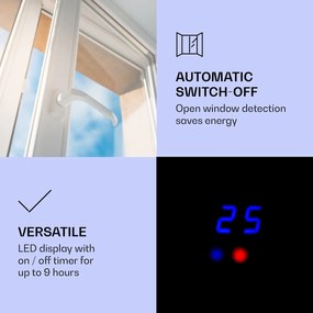 Klarstein Studio Light & Fire 1 Smart, krb, 1000/2000 W, MDF, WiFi Control