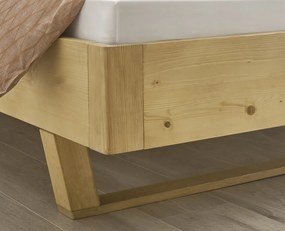 Posteľ z masívneho dreva Andria 180x200 cm, prírodný smrek