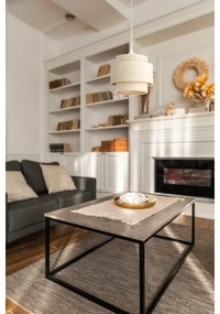 Luster na lane BOHO 1xE27/60W/230V pr. 20 cm biela