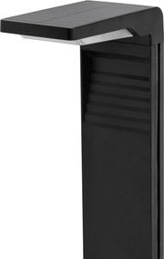 Solárna LED záhradná lampa na záhradný stĺpik so senzorom súmraku