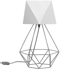 Stolná lampa Diamond, 1x textilné tienidlo (výber z 10 farieb), (výber z 3 farieb konštrukcie), d
