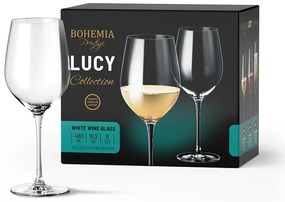 BOHEMIA PRESTIGE LUCY POHÁR NA BIELE VÍNO 480ML SADA 6KS