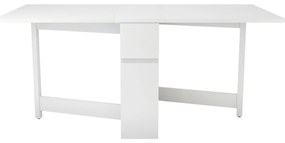 Biely skladací multifunkčný stôl Woodman Kungla