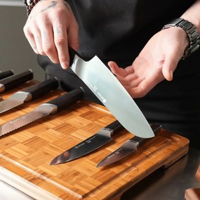 Elmich Santoku nôž z nemeckej ocele 18 cm