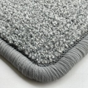 Vopi, Kusový koberec Messina šedá štvorec, 300x300, šedá, obývacia izba