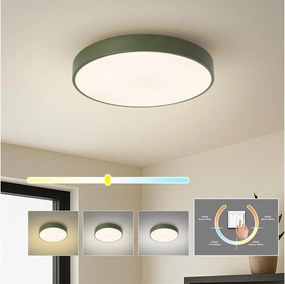 Brilagi - LED stropné svietidlo POOL LED/48W/230V 3000/4000/6000K 40 cm zelené