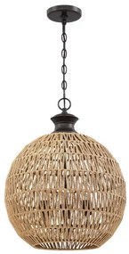 Quoizel QZ-CASABLANCA-3P-PBZ - Závesný luster na reťazi CASABLANCA 3xE27/60W/230V