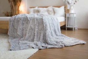 Jerry Fabrics Deka s dlhým vlasom - Tmavošedá | 150 x 200 cm