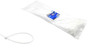 Geko Sťahovacie pásky 100x2,5mm WHITE