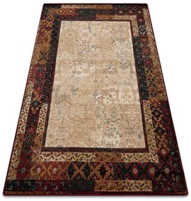 Vlnený koberec OMEGA LUMENA etnický, vintage svetlo rubín Veľkosť: 200x300 cm