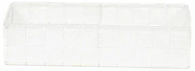 Úložný organizér Compactor TEX 30 x 12 x 7 cm, biela
