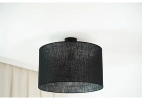 Brilagi - Prisadený luster TUBES ROLLER 1xE27/15W/230V pr. 50 cm čierna