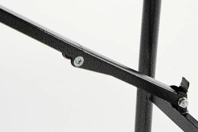 Garthen 55329 Záhradná lavica v ratanovom vzhľade - hnedá 180 x 25 cm