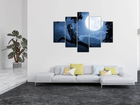 Obraz - Nočná sova (150x105 cm)