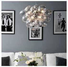 ByRydens 4200440-7002 - Luster na lanku GROSS 8xG9/4W/230V číra