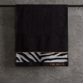 BAVLNENÝ UTERÁK EVA MINGE22 30X50 CM ČIERNA