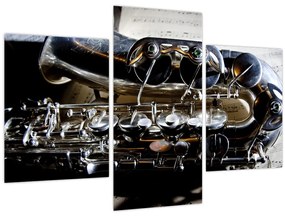Obraz - Saxofón (90x60 cm)