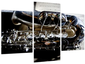 Obraz - Saxofón (90x60 cm)