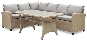 Rohová sedacia súprava Stockholm natural