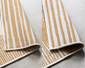 ELLE Decoration, Kusový koberec Gemini 106017 Ochre z kolekcie Elle – na von aj na doma, 80x150, žltá, chodba / predsieň