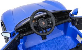 Ramiz Porsche Taycan Turbo S vozidlo Modrá